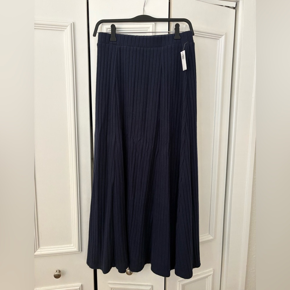 Old Navy Midi Pleated Knit Skirt